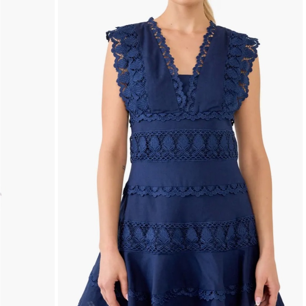 Endless Rose Navy Mini Dress